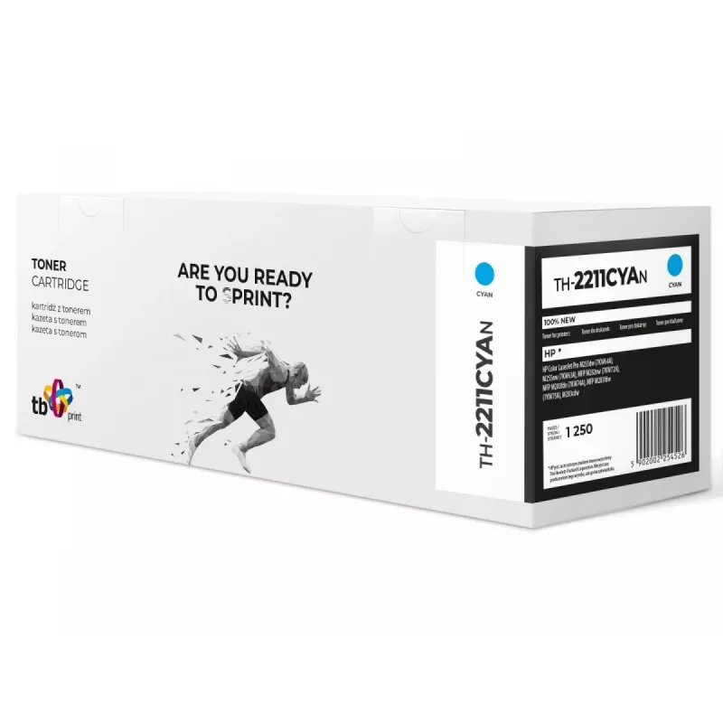 Toner printerile HP Color LJ Pro M255 W2211A TH-2211tsüaan 100% uus CY