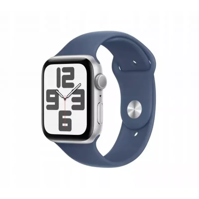 Apple Watch SE GPS 40mm hõbedane alumiiniumkorpus teksasportribaga