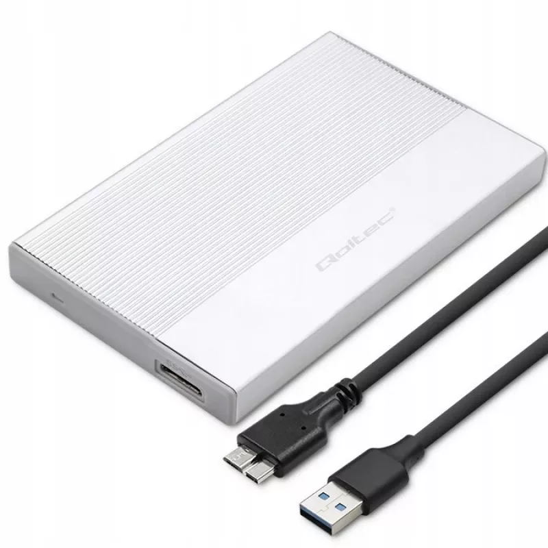 Korpus 2,5-tollisele SATA SSD/HDD-le QOLTEC 52278 USB 3.0, toetab kuni 2 TB