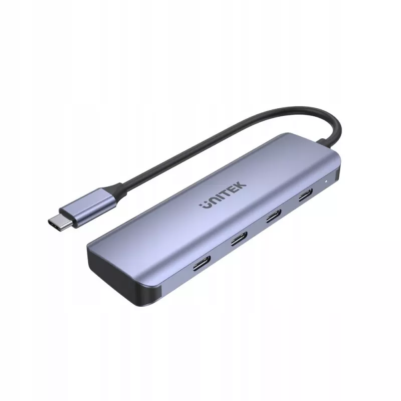 UNITEK uHUB Q4 USB-jaotur USB-C 5000 Mbit/s Hall