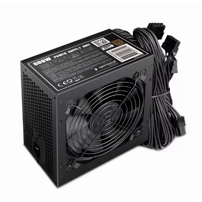 Toiteplokk ATX 80+Bronze 600W aktiivne PFC, 12 cm ventilaator