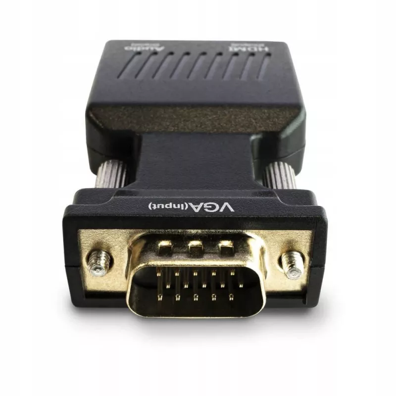 SAVIO CL-145 VGA-HDMI muundur, heli, Full HD, must