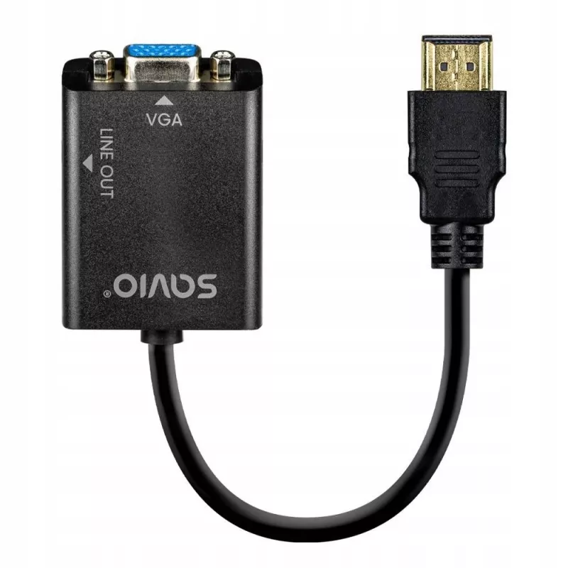 Adapter HDMI-VGA heliga AK-76 Savio SAVAK-76