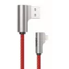 USB-Lightningi kaabel Aukey CB-AL01 Red — nailonpunutisega, Lightning-pistik Apple'i seadmetele