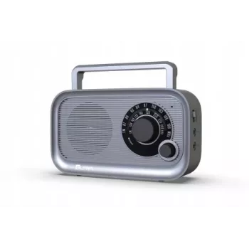 Kaasaskantav Eltra HANIA hall FM/AM raadio, kompaktne disain, patareitoitega