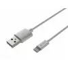 Kaabel Lightning (m)->USB-A (m) 2m MFi Prati Valge Natec NKA-2149