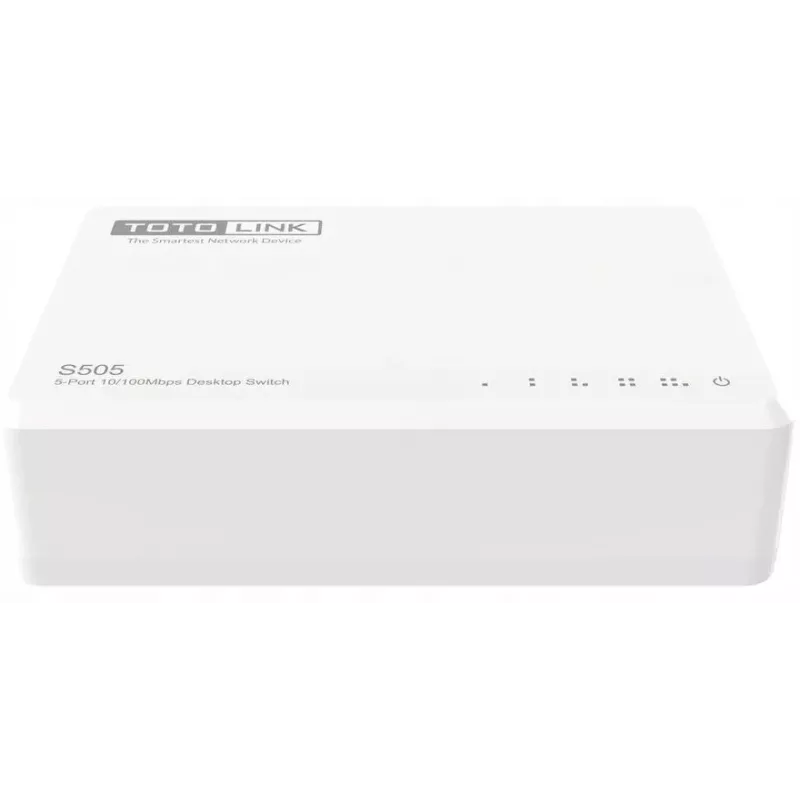 Haldamata switch TOTOLINK S505-V5 5 pordiga Fast Ethernet 10/100 valge