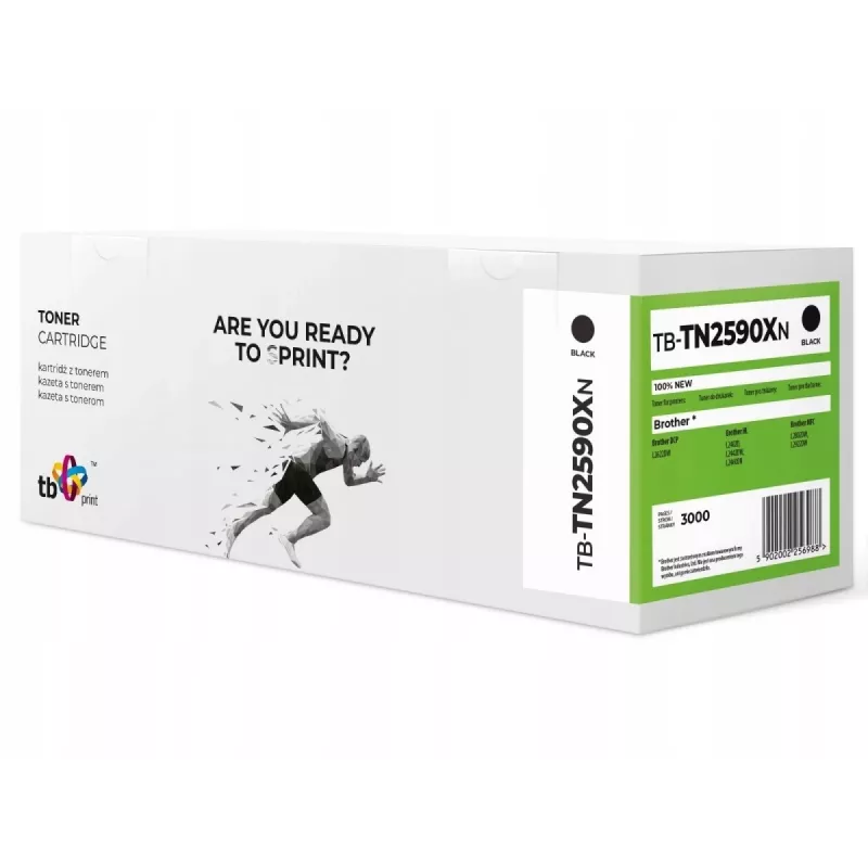 Toner Brotherile TN2590XL TB-TN-2590XN BK 100% uus