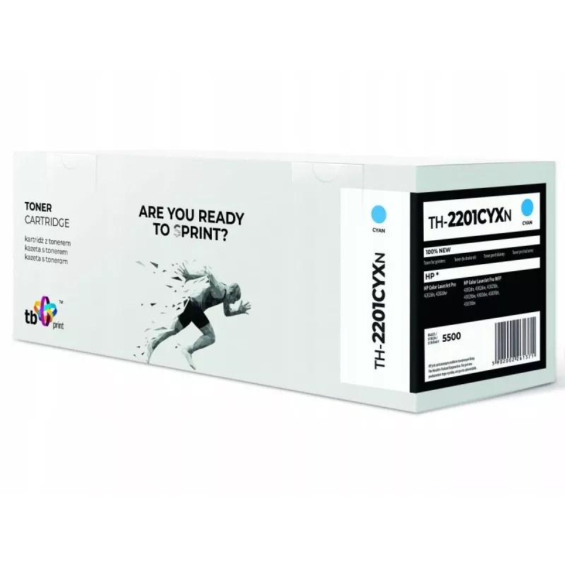 Toner HP Color LaserJet Pro 4202 W2201X TH-2200CYXN 100% uus tsüaan
