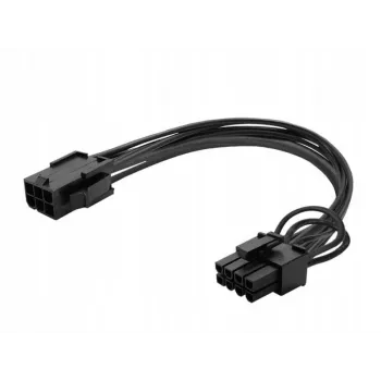 Savio AK-49 6-pin to 8-pin PCI-Express toitekaabel 0,18 m Must