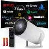 Projektor WiFi kaugjuhtimisega Android TV 130 tolli 4K Full HD HY300 Pro LED