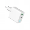 Alimentator Retea 220V GEMBIRD, Universal, 1 X USB USB-C D 20W, 1 X USB-a 3.0 QC 18W, Indicator LED, Valge