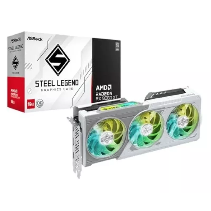 ASRock AMD Radeon RX 9060 XT Steel Legend 16GB OC graafikakaart