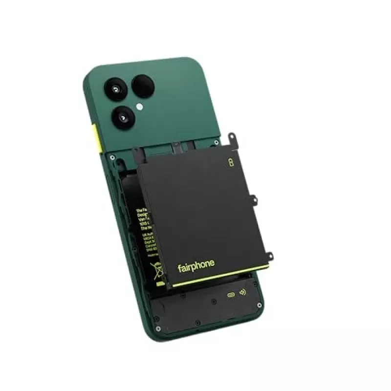 Fairphone The (Gen 6) 16 cm (6.31) Dual SIM Android 15 5G USB Type-C 8 GB 256 GB 4415 mAh Roheline