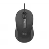 Logitech Signature Wired M520 for Business Optical Wired hiir USB-C Plug-and-Play Windows/Mac/Chrome/PC/laptops - Graphite