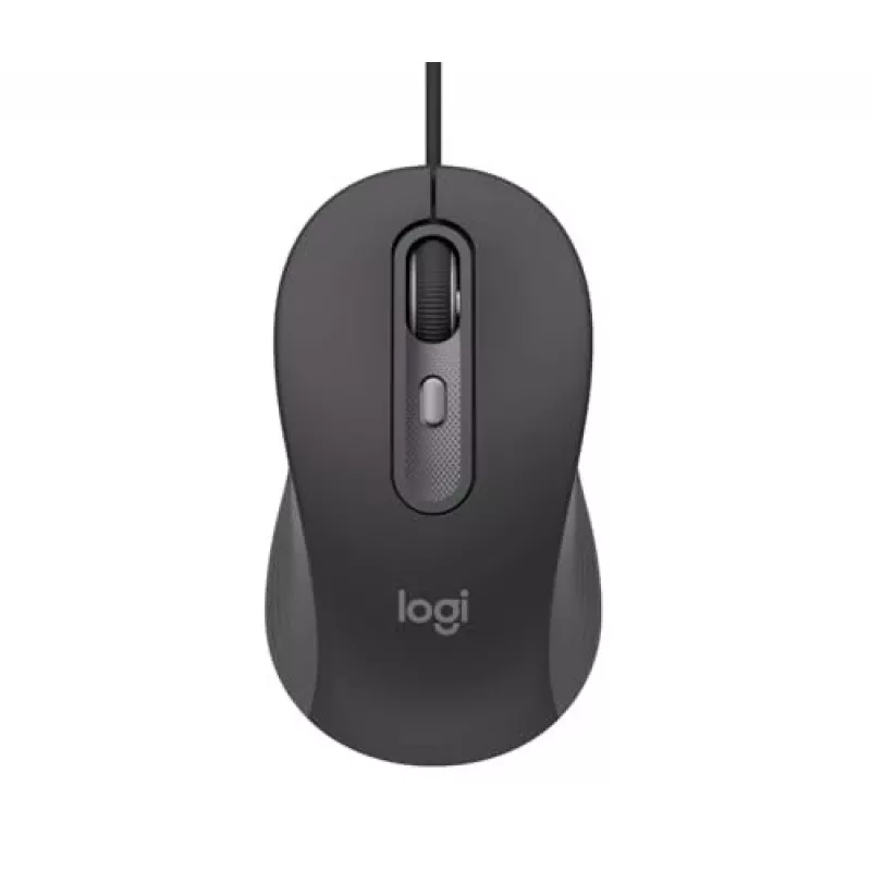 Logitech Signature Wired M520 for Business Optical Wired hiir USB-C Plug-and-Play Windows/Mac/Chrome/PC/laptops - Graphite