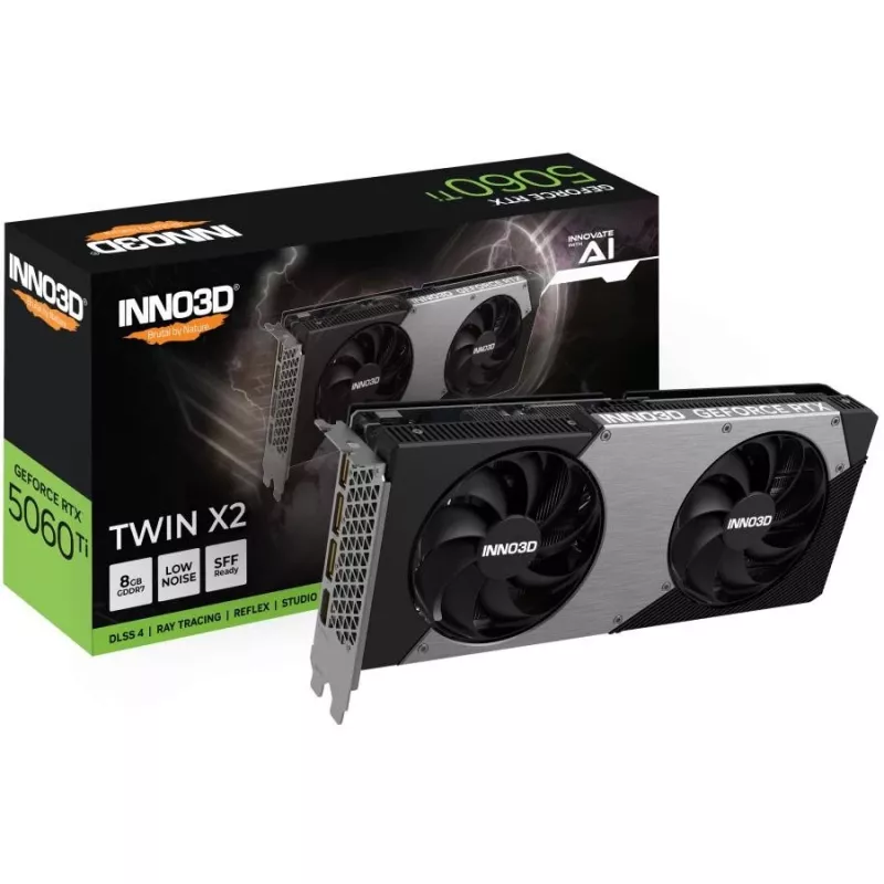 INNO3D GeForce RTX 5060 Ti TWIN X2 8GB GDDR7 Graafikakaart