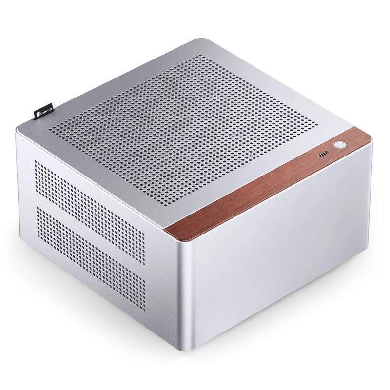 Arvutikorpus Jonsbo NV10 Mini ITX - Hõbedane
