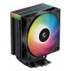Ventilaator DeepCool AG400 BK ARGB V2 120 mm Must — 120 mm hüdraulilise laagriga protsessori jahutusventilaator, mitme pesa tugi