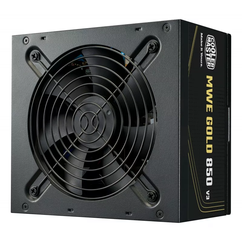 Cooler Master toiteplokk MWE Gold 850 V3 850W 80+Gold mitte-modulaarne ATX 3.1 ventilaator 120mm garantii 5 a