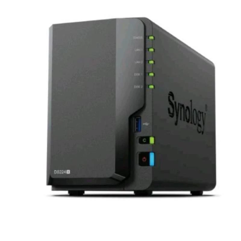 Synology DS225+ 2-kohaline NAS töölaud Intel® Celeron® J4125 2 GB DDR4 Synology DSM Must - ainult Synology HDD
