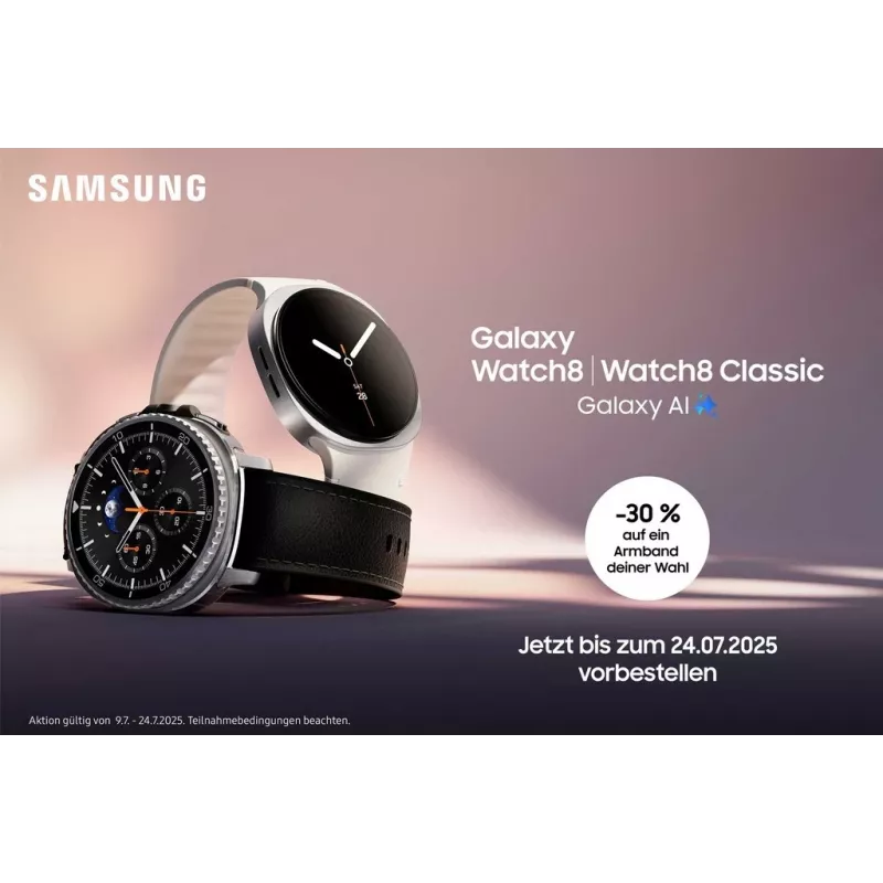 Samsung Galaxy Watch 8 3,81 cm (1,5 tolli) AMOLED 44 mm Digitaalne 480 x 480 pikslit Puuteekraan Grafiit Wi-Fi GPS (satelliit)