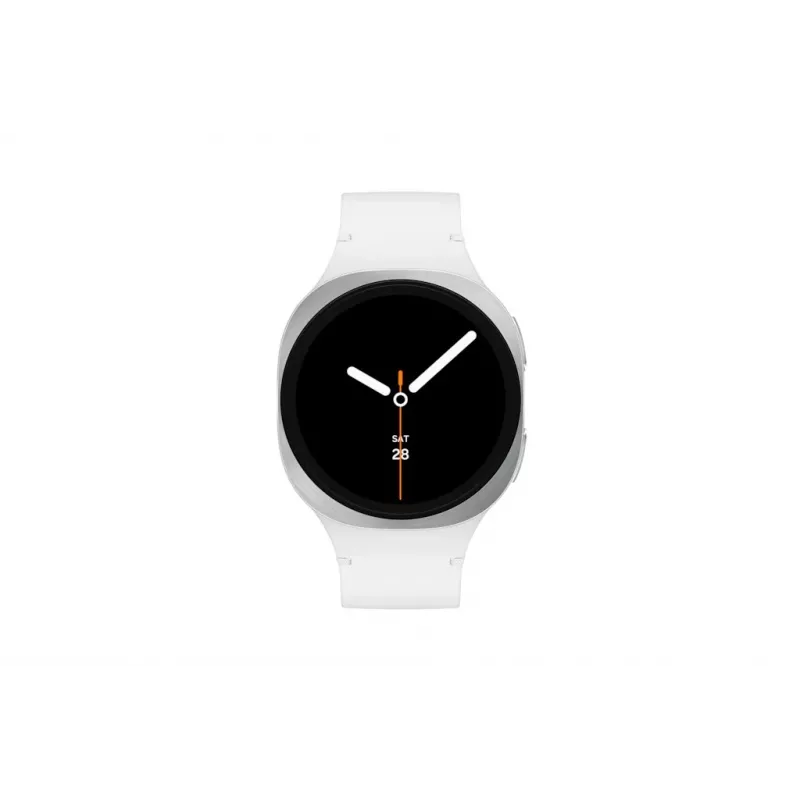 Samsung Galaxy Watch 8 3,3 cm (1,3 tolli) AMOLED 40 mm Digitaalne 438 x 438 pikslit Puuteekraan 4G Hõbe Wi-Fi GPS (satelliit)