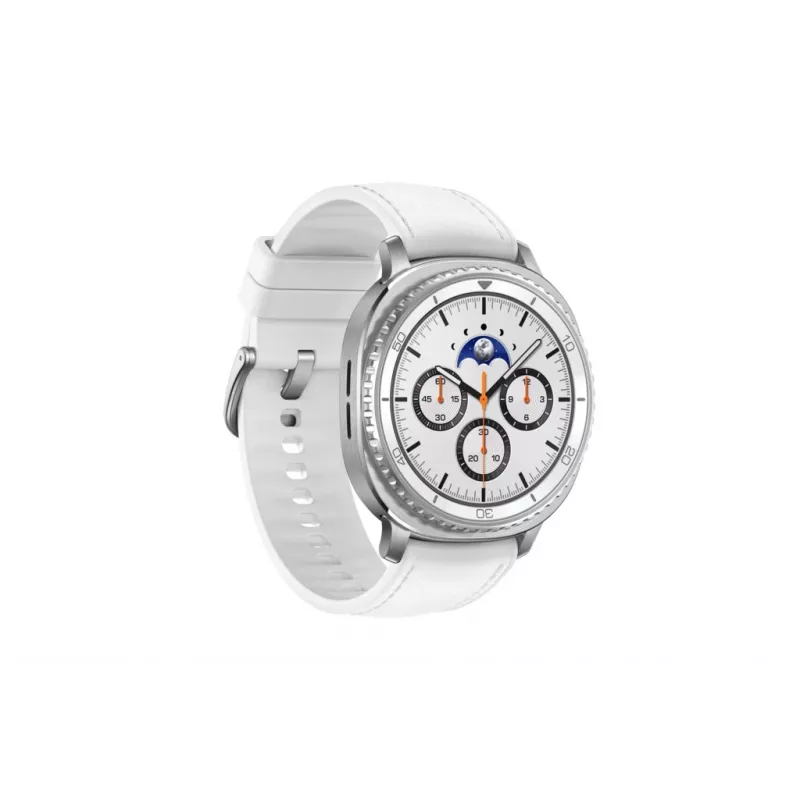 Nutikell Samsung Galaxy Watch 8 Classic 46 mm hõbedane — 3,3 cm AMOLED, 4G, 64 GB, 445 mAh