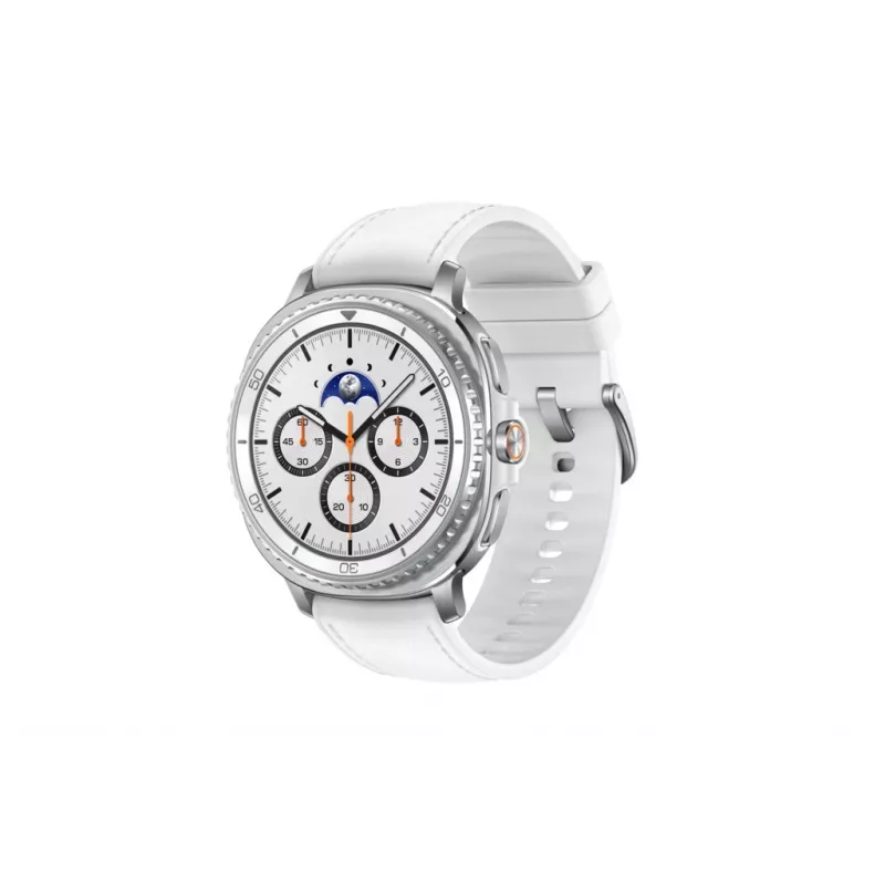 Nutikell Samsung Galaxy Watch 8 Classic 46 mm hõbedane — 3,3 cm AMOLED, 4G, 64 GB, 445 mAh