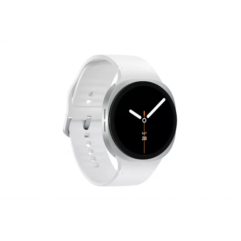 Nutikell Samsung Galaxy Watch 8 44 mm hõbedane, 1,5-tolline AMOLED 480x480, 5 ATM, GPS, 32 GB, 435 mAh