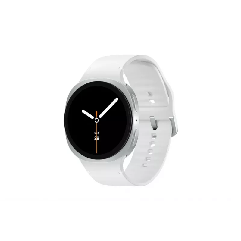Nutikell Samsung Galaxy Watch 8 44 mm hõbedane, 1,5-tolline AMOLED 480x480, 5 ATM, GPS, 32 GB, 435 mAh