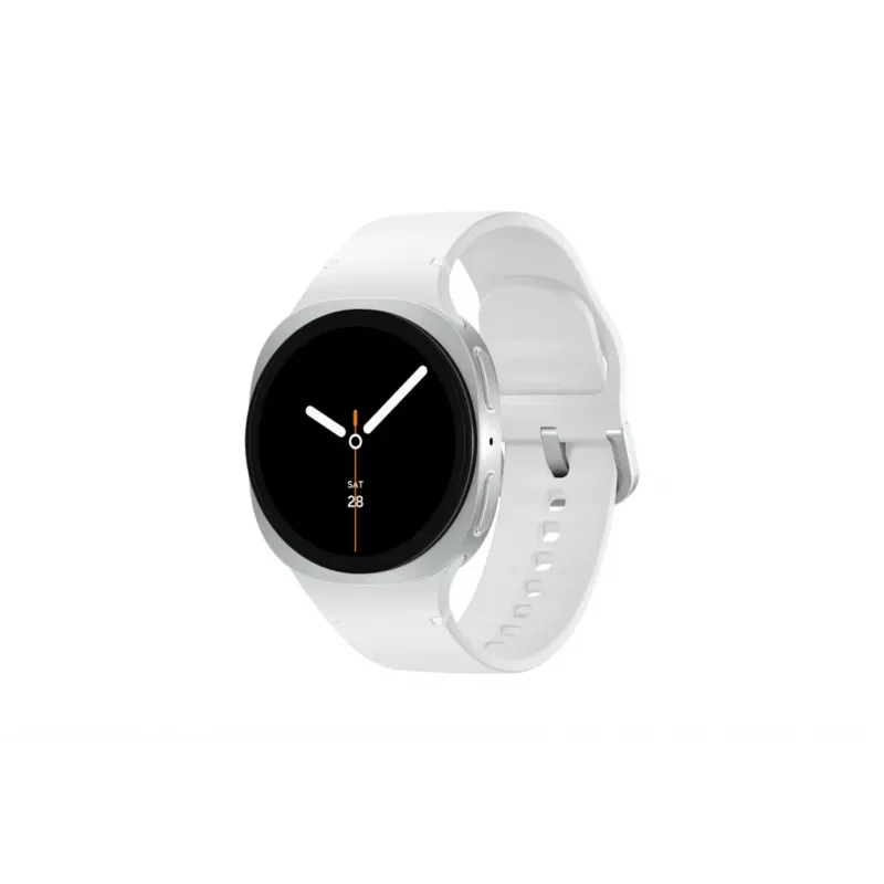 Samsung Galaxy Watch 8 3,3 cm (1,3 tolli) AMOLED 40 mm Digitaalne 438 x 438 pikslit Puuteekraan Hõbedane Wi-Fi GPS (satelliit)