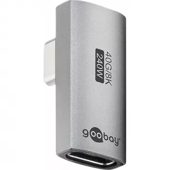 Goobay 74443 USB-C™-adapter, vertikaalselt 90° pööratud, USB4™ | Goobay