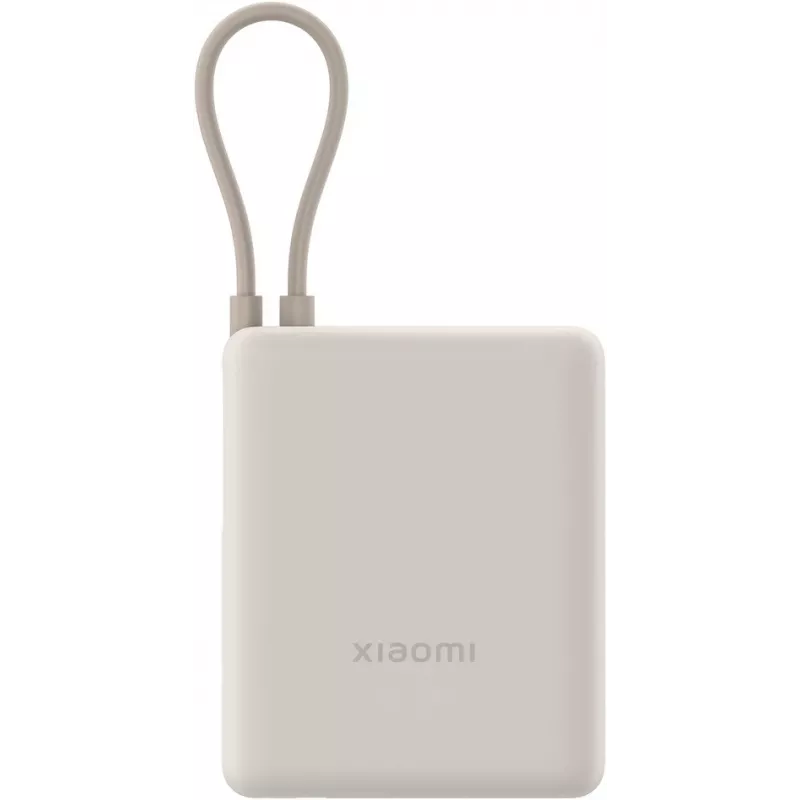 Xiaomi 33W Power Bank 10000mAh (Integrated Cable) Tan GL, BHR9333GL