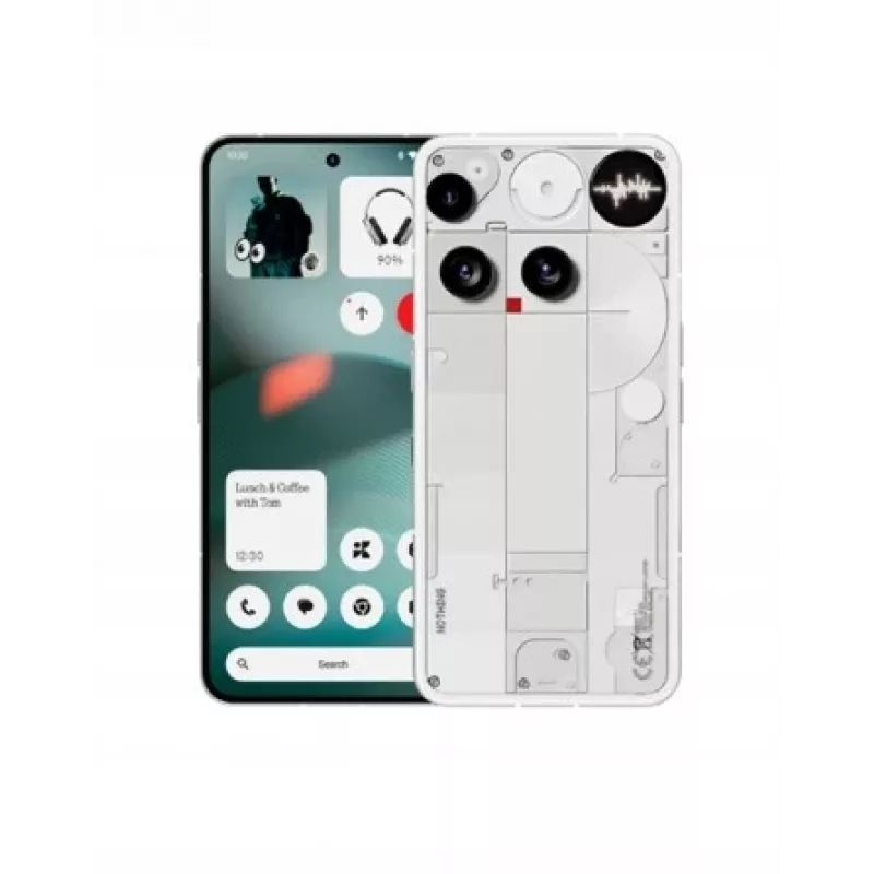 Nothing Phone (3) Valge - 5G nutitelefon - Dual-SIM - RAM 12 GB / Sisemälu 256 GB - OLED-ekraan - 6.67 (A10000023)