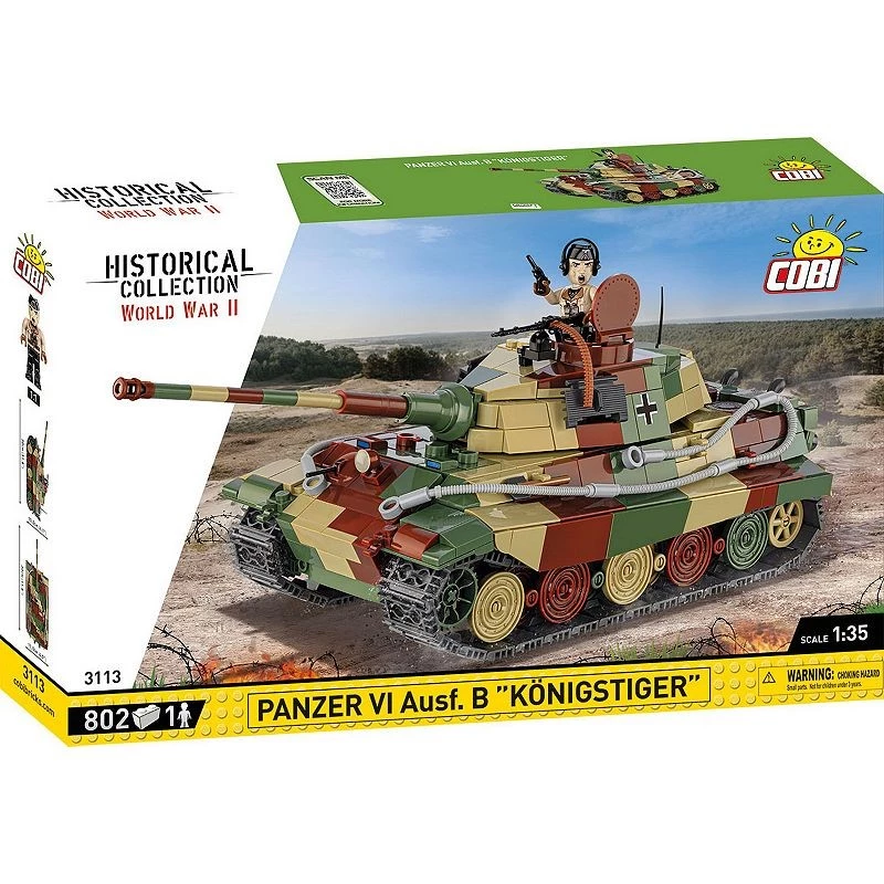 Ehituskomplekt COBI Panzer VI Ausf. B Königstiger 802 tk