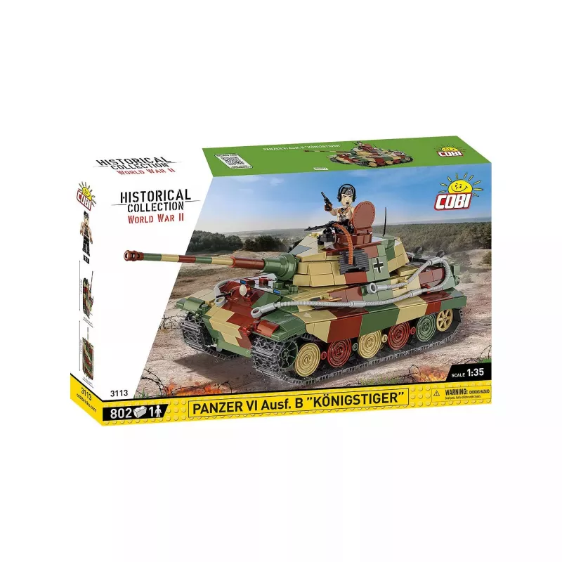 Ehituskomplekt COBI Panzer VI Ausf. B Königstiger 802 tk