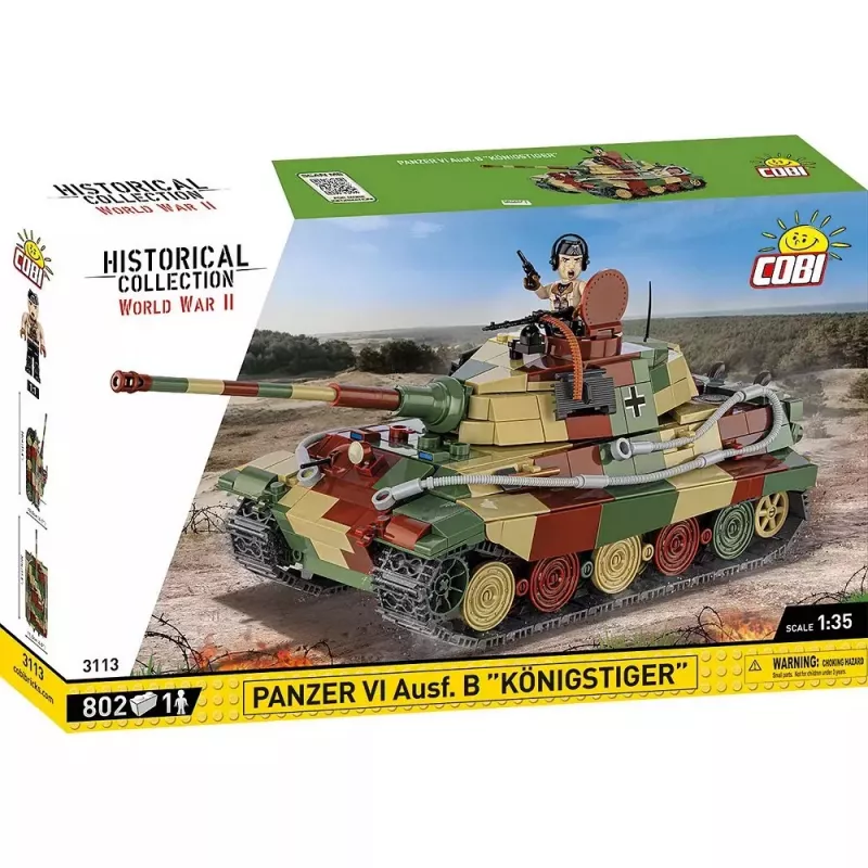 Ehituskomplekt COBI Panzer VI Ausf. B Königstiger 802 tk