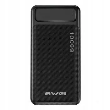 Kaasaskantav akupank P5K 10000 mAh, 2x USB 2.1 A – must