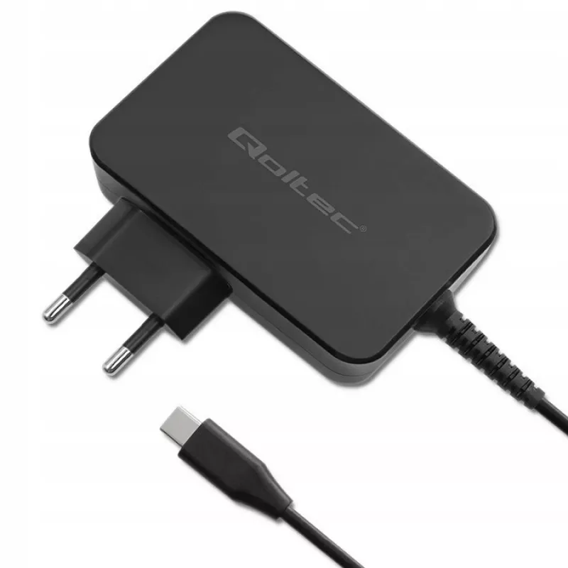 GaN toiteadapter QOLTEC 52387 90W 1x USB‑C 5–20V