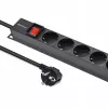 Qoltec Aluminum PDU for RACK | 16A | 16 x Schuko | Vertical | 1.8m