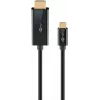 Goobay USB-C–HDMI-kaabel 4K 60 Hz 1 m must – –Pistik> HDMI (75696)