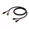 RCA/Cinch audio kaabel Procab KPCL078 2x male, 0.5 m