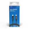 Savio USB-C - USB-C kaabel CL-174 1m must USB 3.2 Gen 1