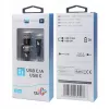 USB A kuni C kaabel TB AKTBXKUCTOA120B 1,2 m, must