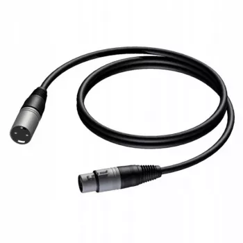 Procab XLR-isane – XLR-emane kaabel 1,5 m — balansseeritud mikrofoni/heli kaabel