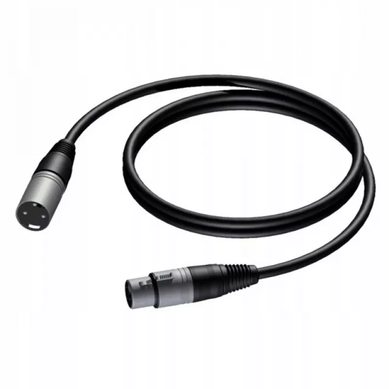 Procab XLR-isane – XLR-emane kaabel 1,5 m — balansseeritud mikrofoni/heli kaabel