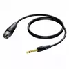 Procab XLR isane 6,3 mm (1/4 tolli) pesa isasele stereokaablile 1,5 m