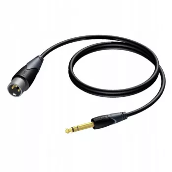 Procab XLR isane 6,3 mm (1/4 tolli) pesa isasele stereokaablile 1,5 m