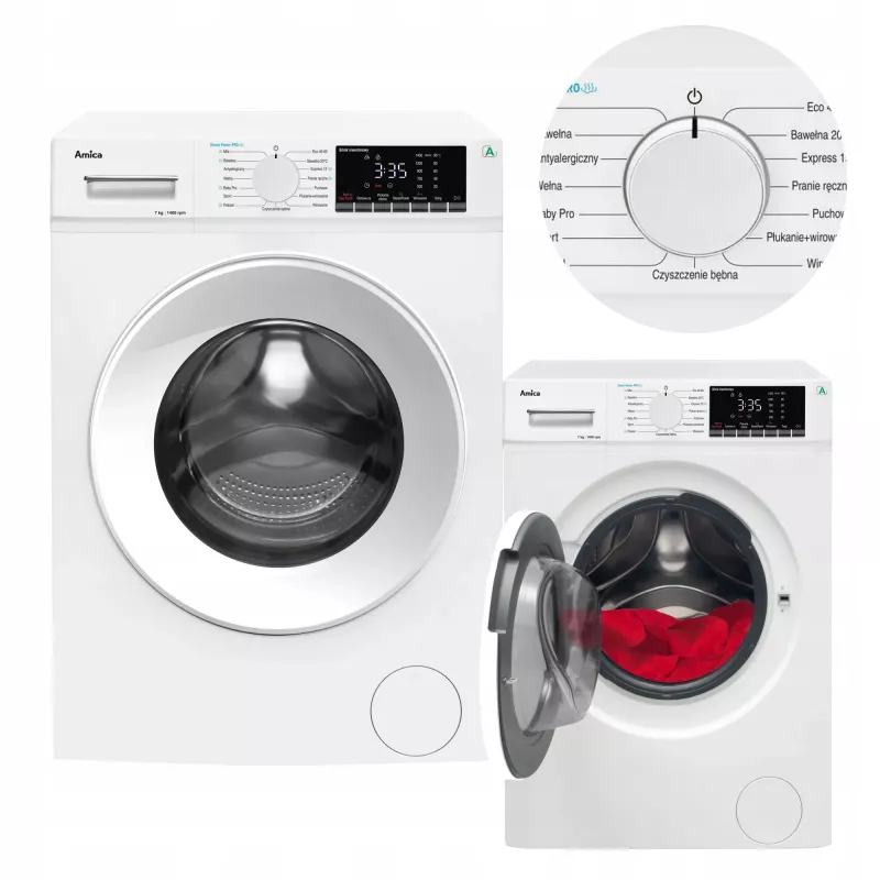 Amica WA5S714ALiSH mälumoodul 44 L Valge